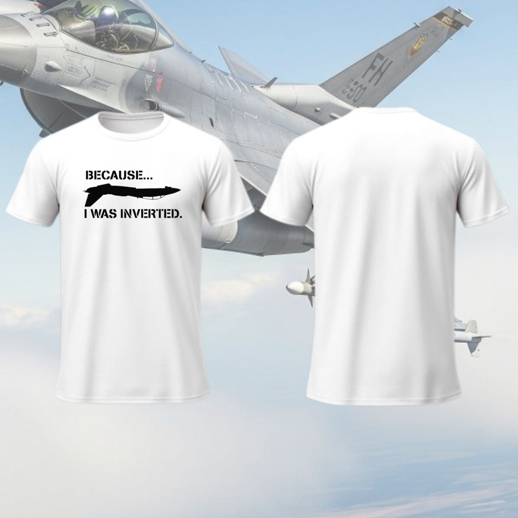 Camiseta Caza Militar en Vuelo Invertido