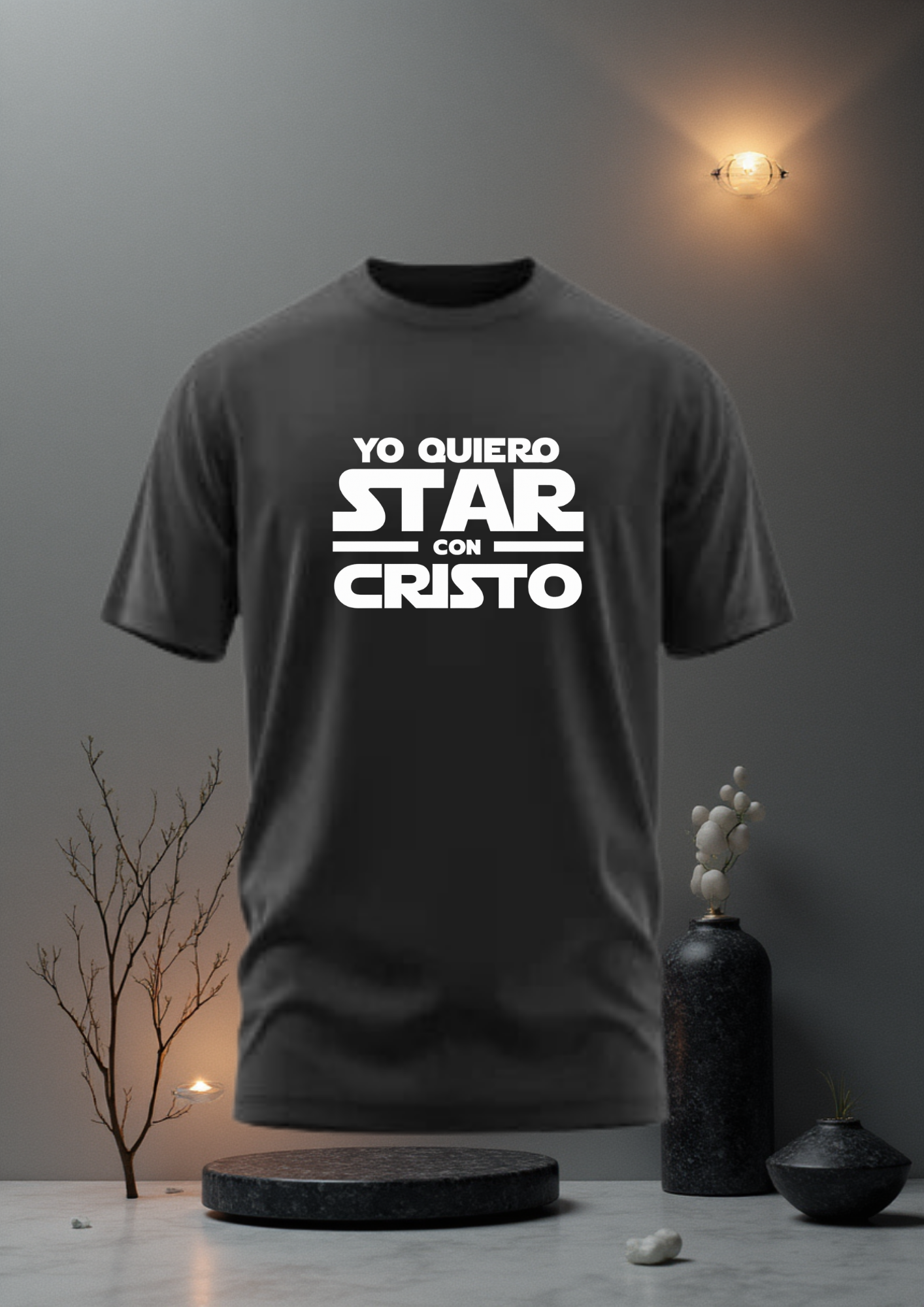 Camiseta Star con Cristo