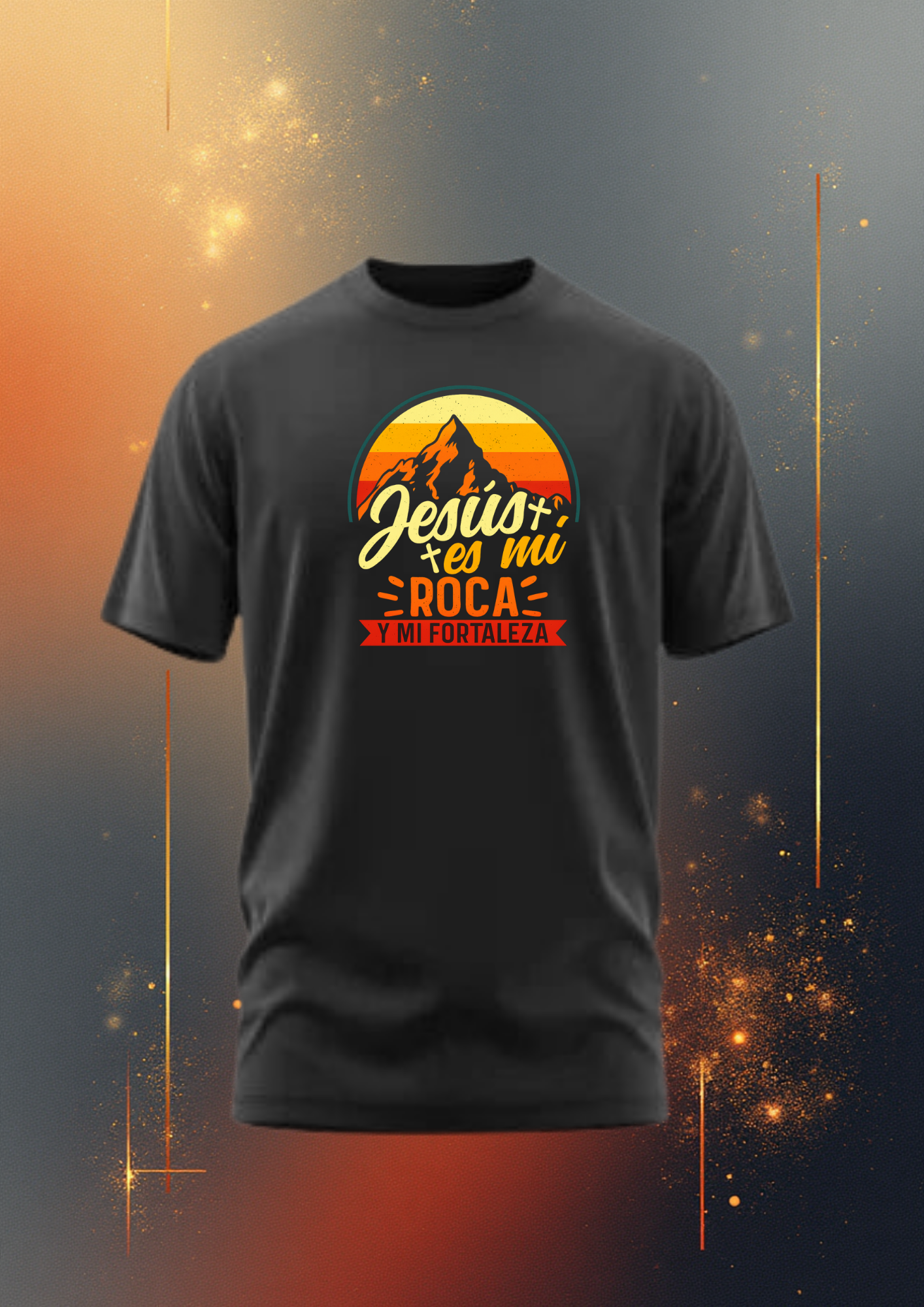 Camiseta Jesus mi Roca