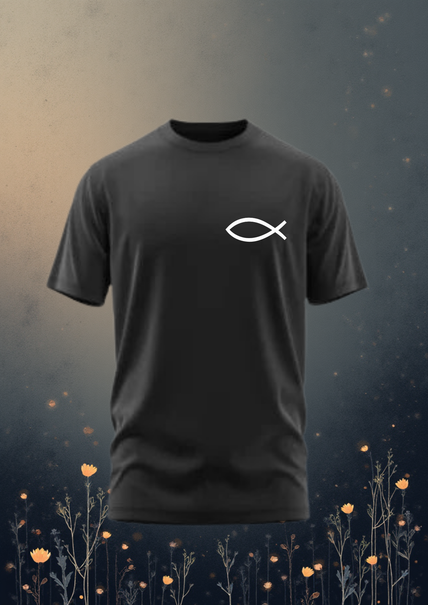 Camiseta Pez Espiritual Cristiano