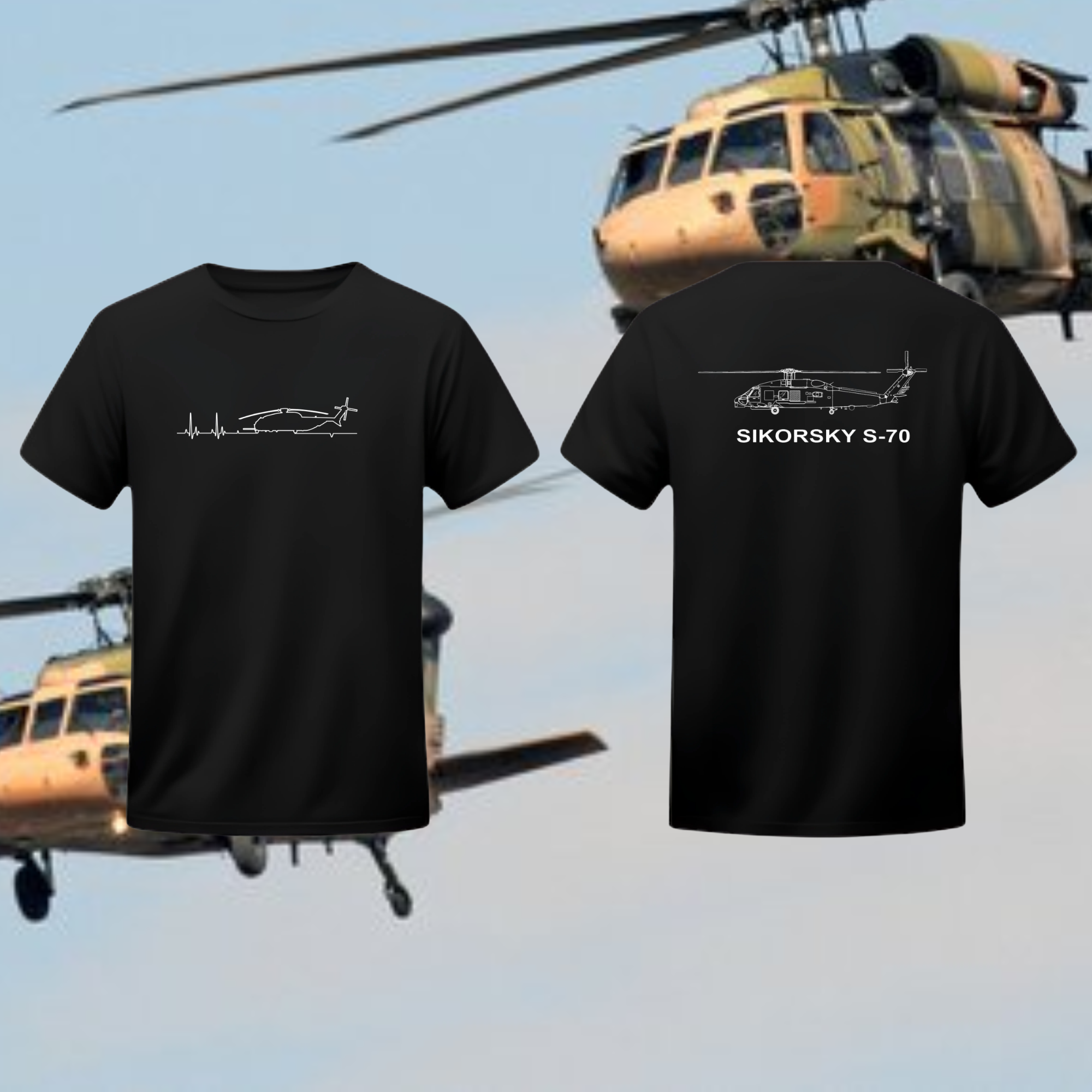 Camiseta Militar Sikorsky S-70
