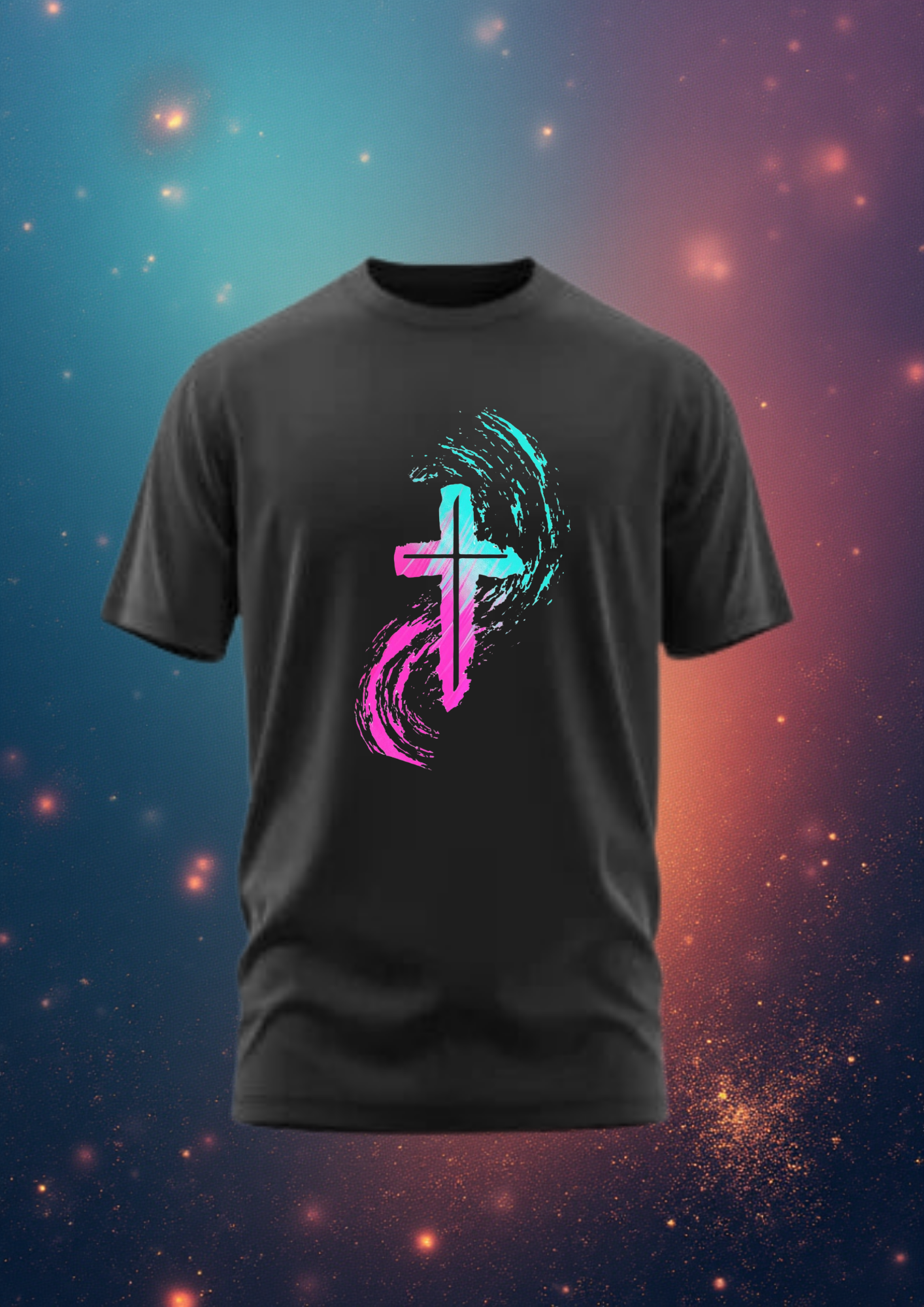 Camiseta Cruz Cristiana