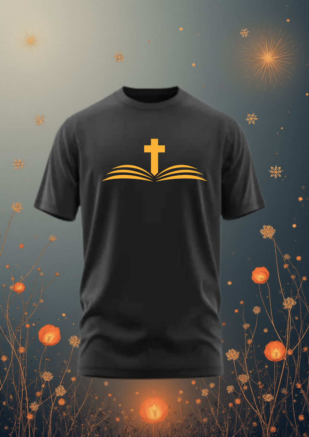 Camiseta Biblia e Cruz