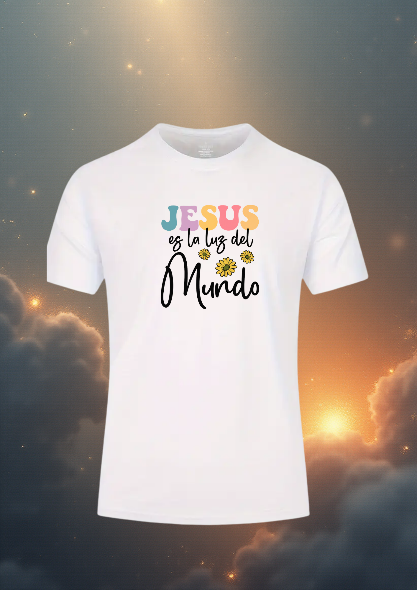 Camiseta Jesus Luz del Mundo