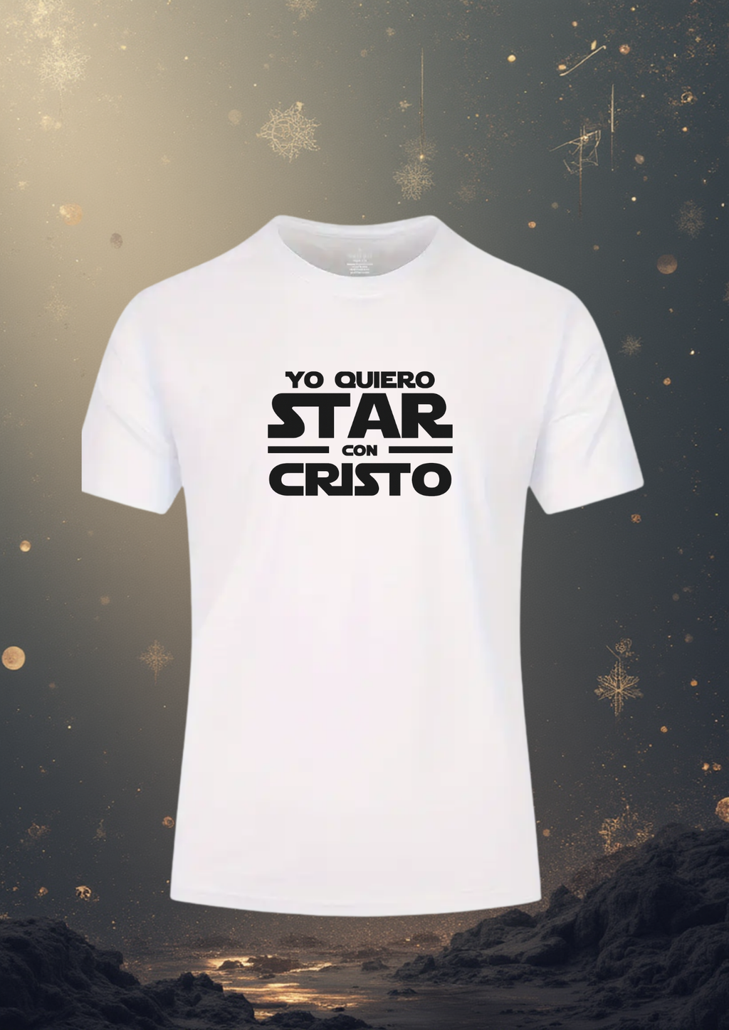 Camiseta Star con Cristo