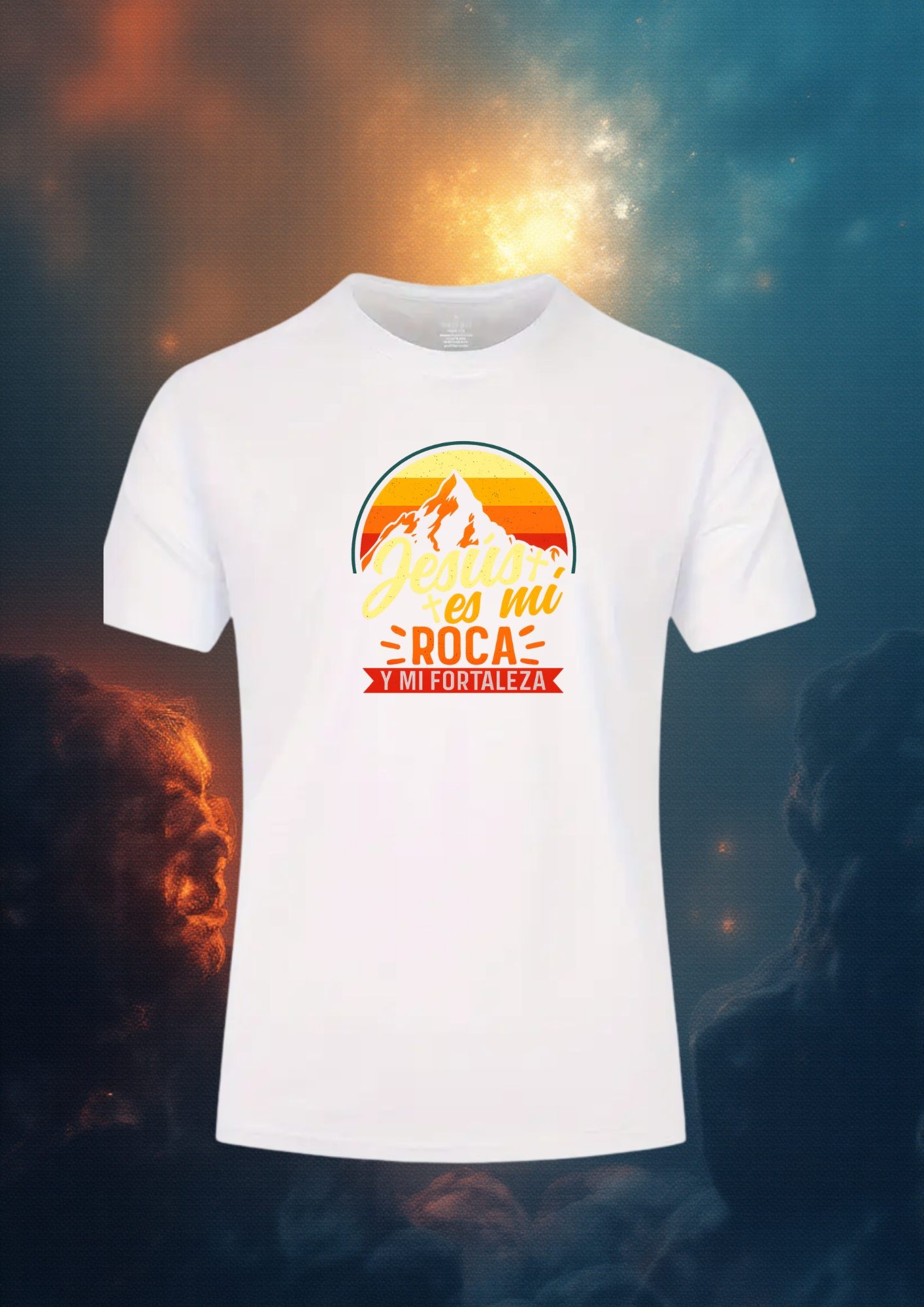 Camiseta Jesus mi Roca