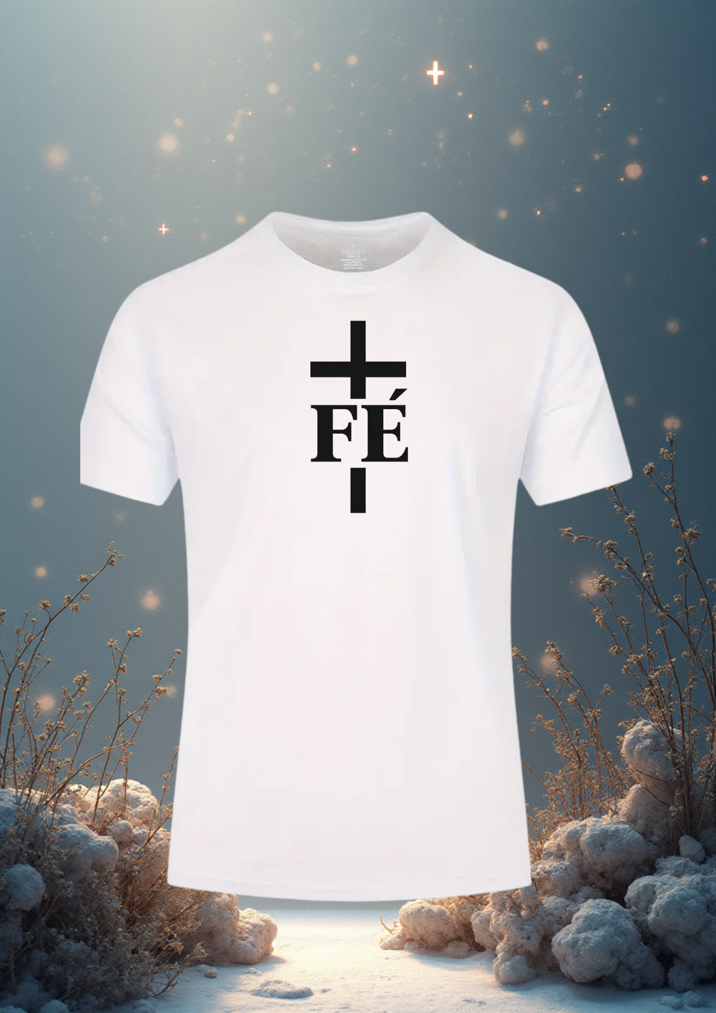 Camiseta Fe Cruz Espiritual