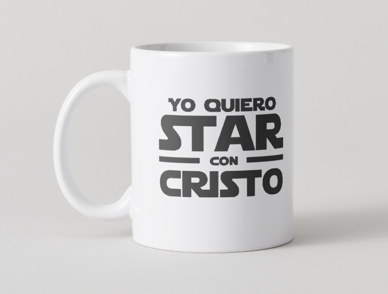 Taza Star con Cristo