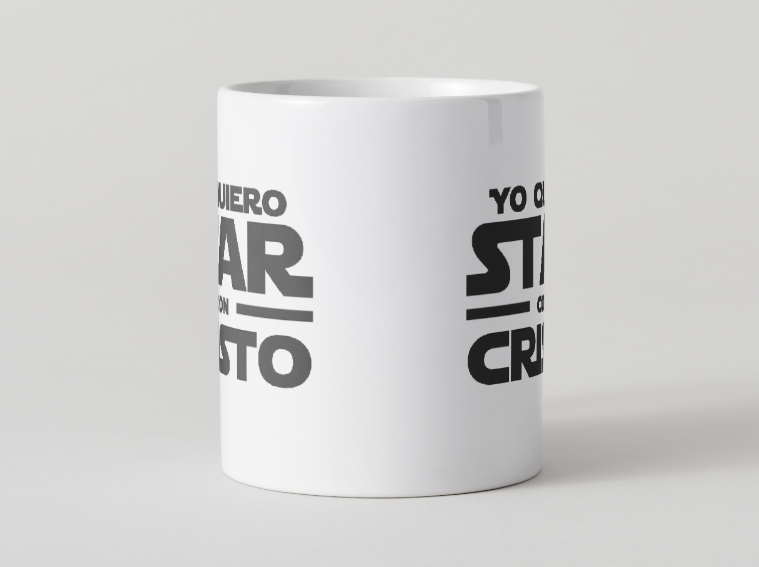 Taza Star con Cristo